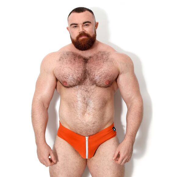 Dark Room Easy Access Bikini Sunset Orange Swim Speedo XS X-Small - Picture 1 of 9